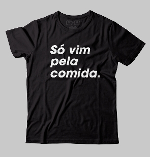 Camiseta Pela comida