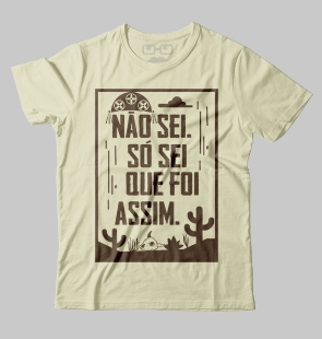 Camiseta Foi assim