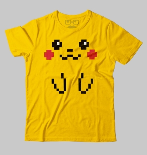 Camiseta Pikachu Bits