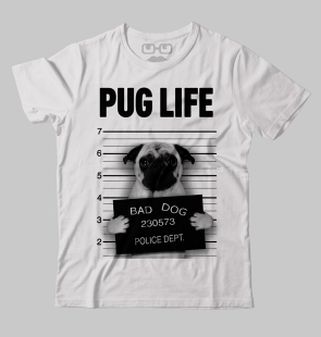 Camiseta Pug Life