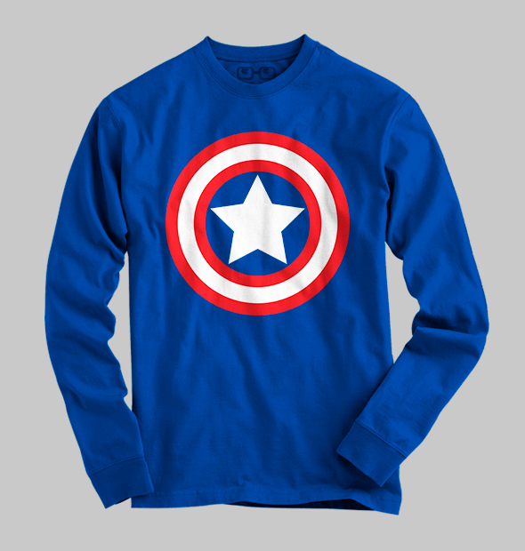 blusa de frio capitão america