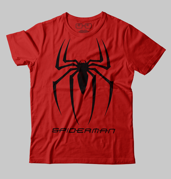 camisa de spiderman