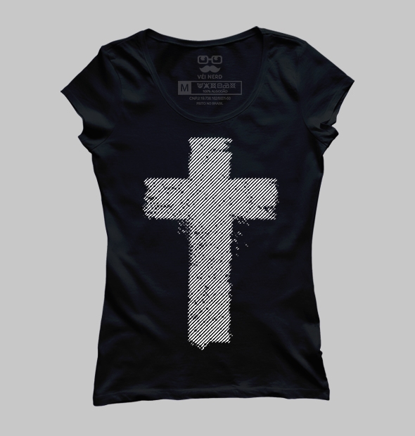Camiseta Cruz linhas