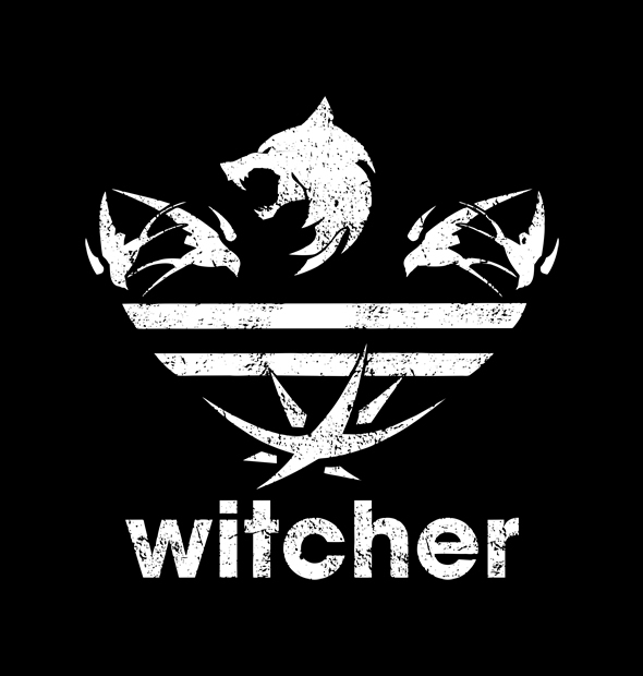 Camiseta Witcher Black