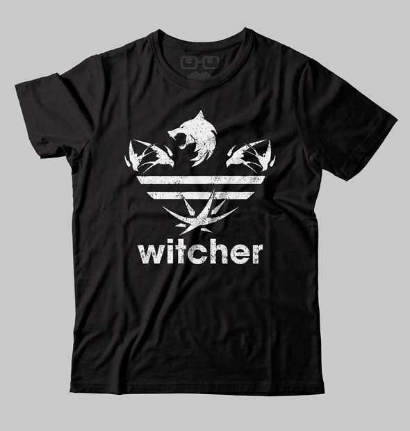 Camiseta Witcher Black