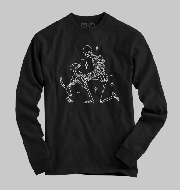 Camiseta Dog esqueleto