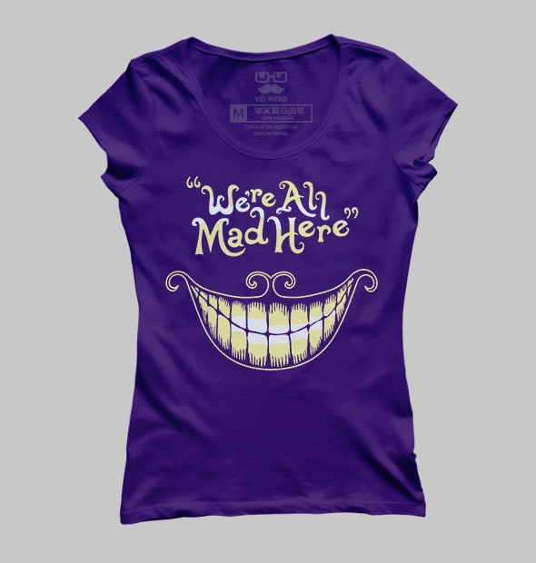 Camiseta All mad here