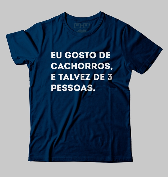 Camiseta Gosto Cachorros