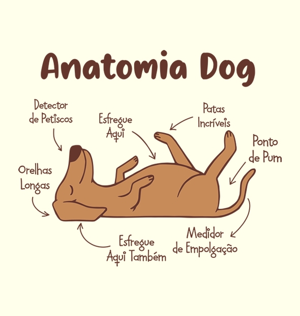 Camiseta Anatomia dog