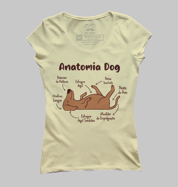 Camiseta Anatomia dog