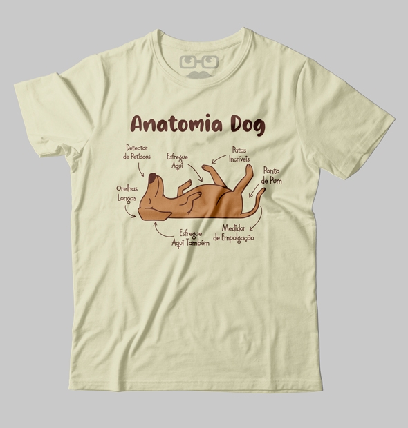 Camiseta Anatomia dog