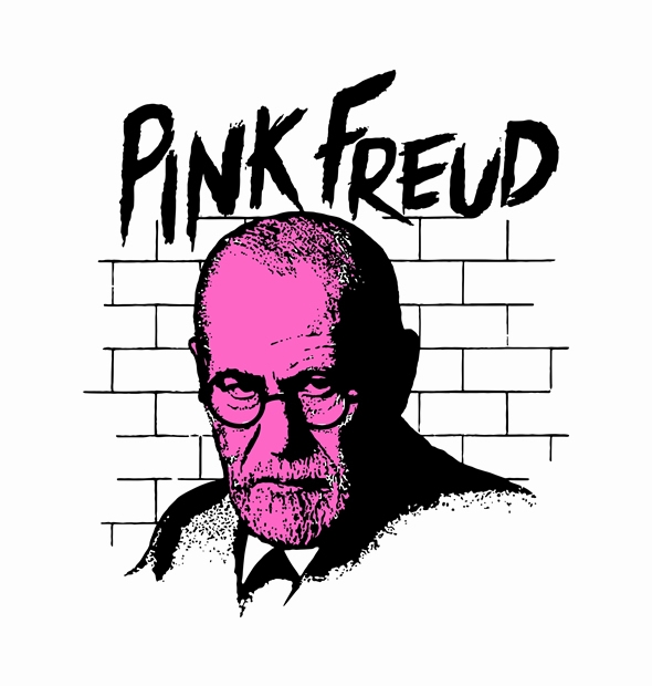 Camiseta Pink Freud - Véi Nerd