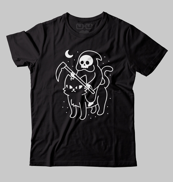 Camiseta Cat Death