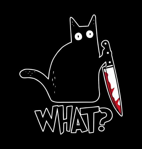 Camiseta Gato What?