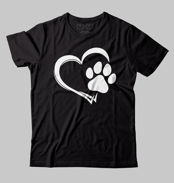 Camiseta Coração Dog