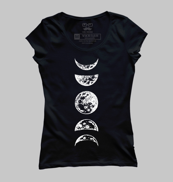 Camiseta Fases da Lua