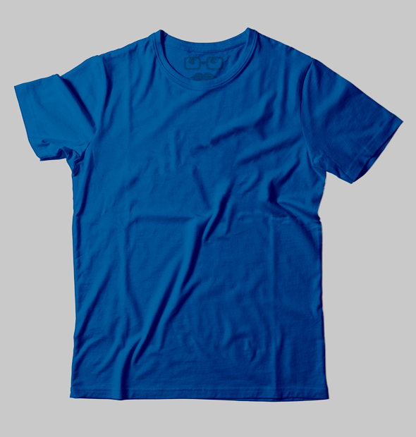 Camiseta Básica Azul
