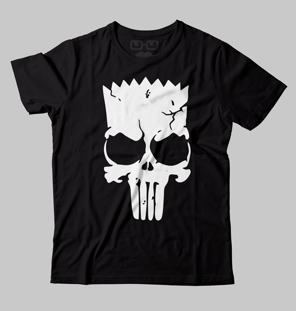 Camiseta Bart Punisher