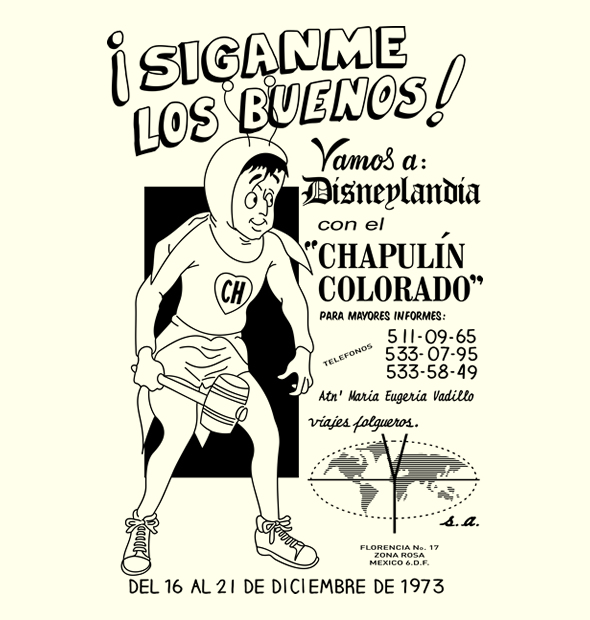 Camiseta Chapolin Disneylândia