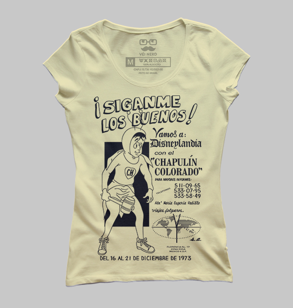 Camiseta Chapolin Disneylândia