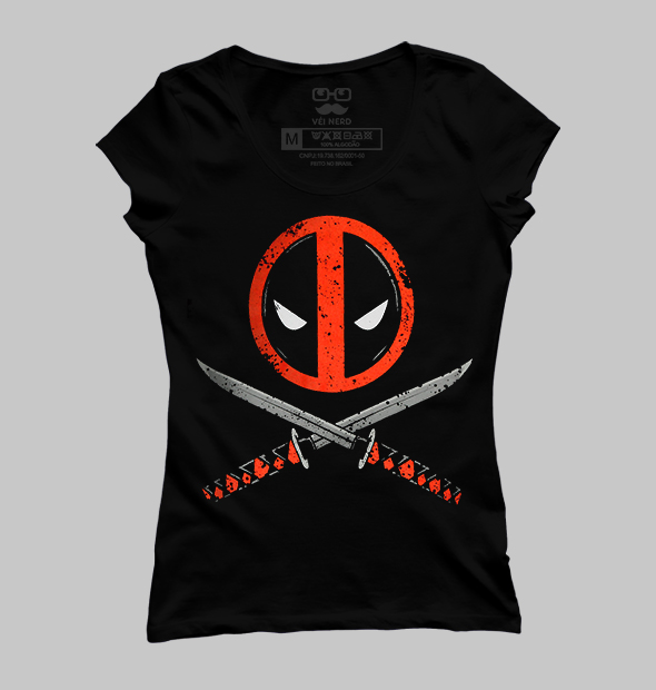 Camiseta Deadpool Facas