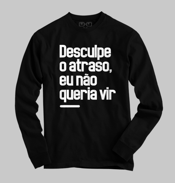 Camiseta Desculpe