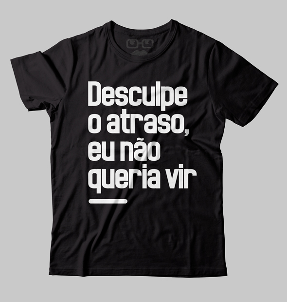 Camiseta Desculpe