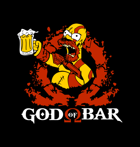 Camiseta God of Bar