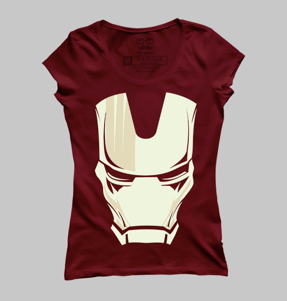 camisa feminina homem de ferro