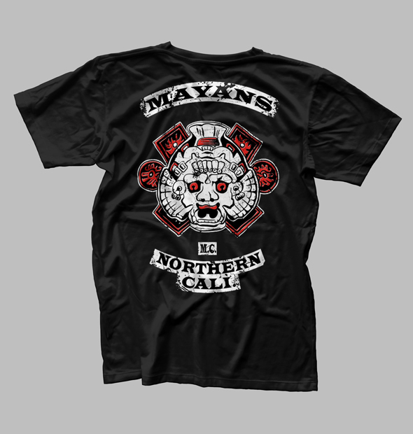Debe creencia Relámpago Camiseta Mayans MC - Véi Nerd