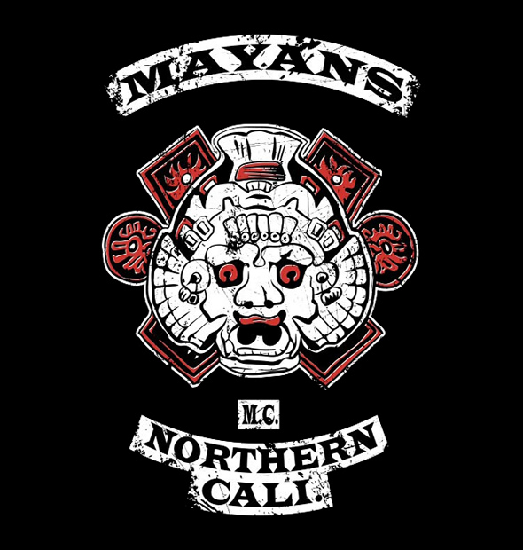 Debe creencia Relámpago Camiseta Mayans MC - Véi Nerd