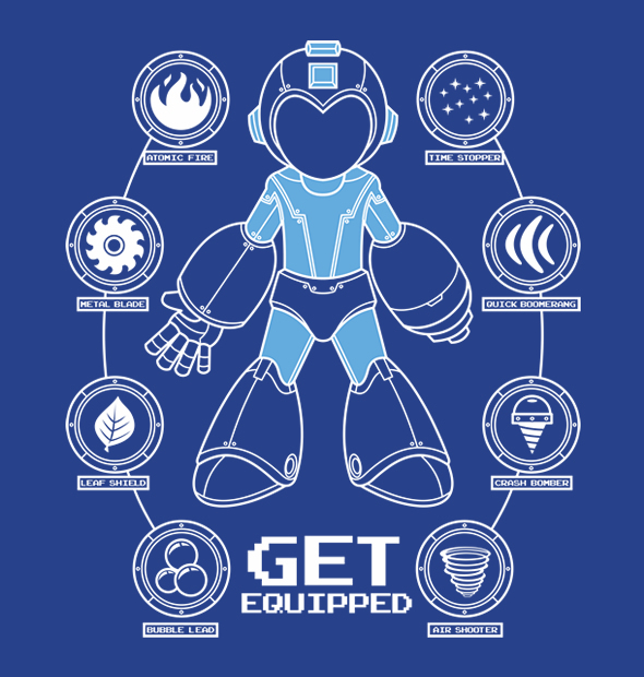 Camiseta Mega Man