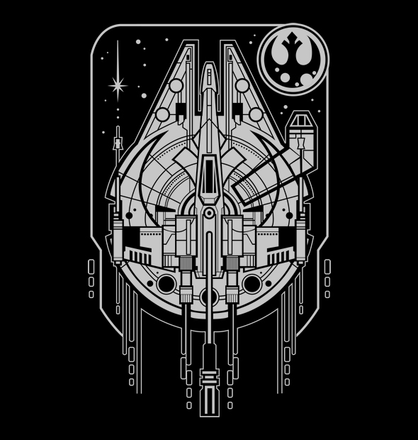 Camiseta Millenium Falcon