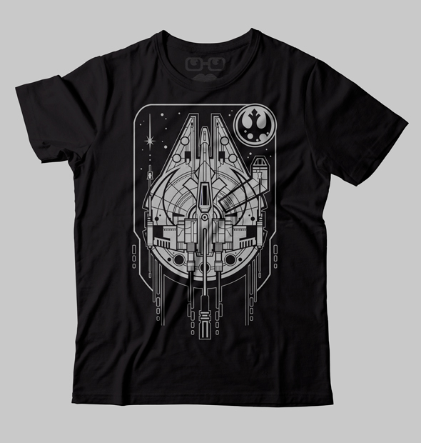 Camiseta Millenium Falcon