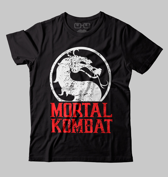 medias Milagroso bandeja Camiseta Mortal Kombat - Véi Nerd