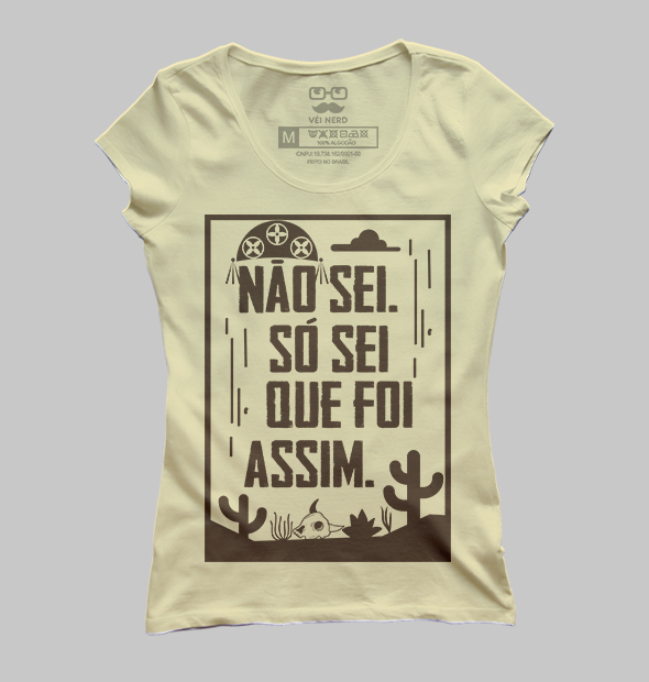 Camiseta Foi assim