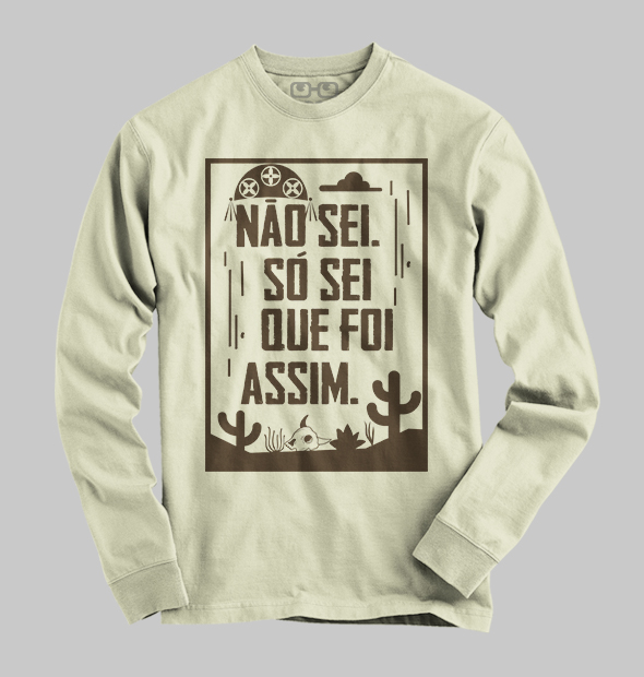 Camiseta Foi assim